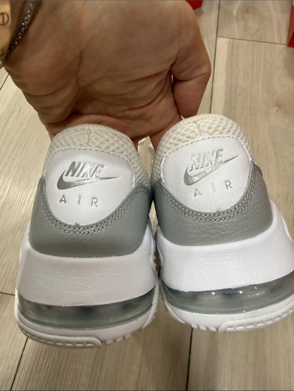 Nike White & Light Grey Air Max Sneakers - Picture 7 of 9